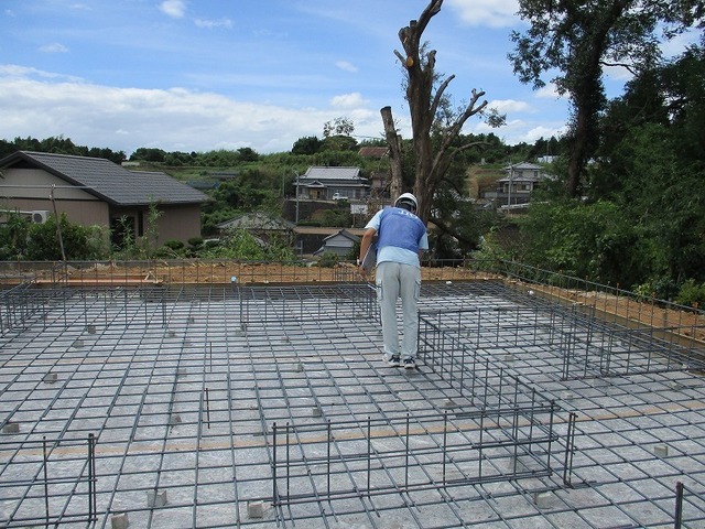 JIOの基礎配筋検査