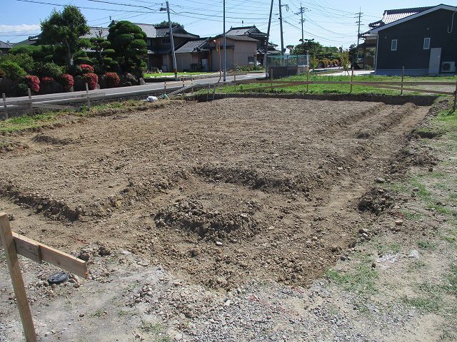 床掘り