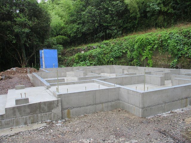 基礎工事完成