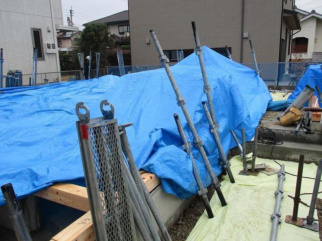 足場組立状況