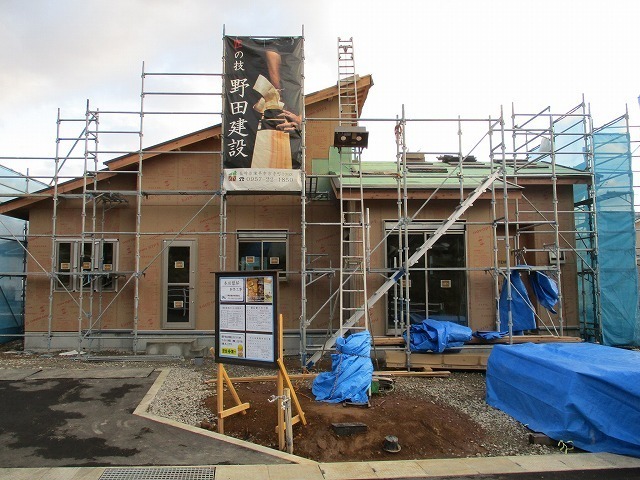 屋根工事施工状況