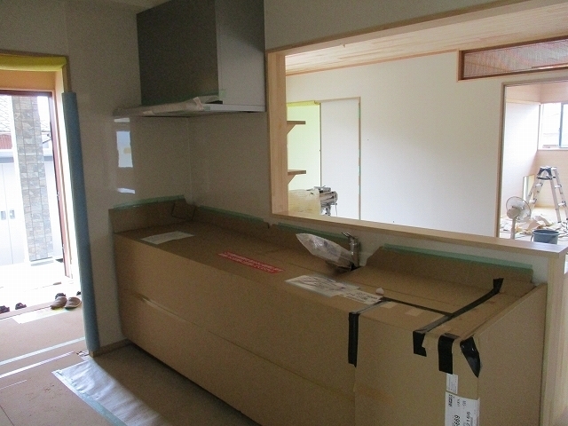 1Fキッチン取付