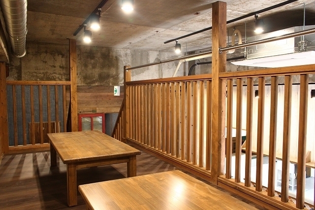 隠れ部屋みたいな2階席